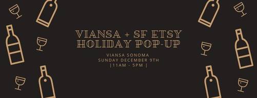 Viansa - Viansa Sonoma - Winter - Pop Up - Wine - Drinking - Picnic - Holiday Shopping - North bay - Wine Country