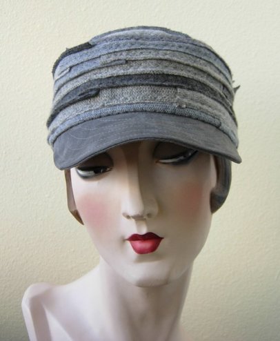 Elina Davenport, SFetsy, Recycled, Cashmere, Hats, Millinery,  Recycled, Earth Day