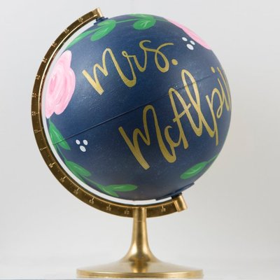 Hand Painted - Globes -Glitter - Boutique - Shop Local - Bay Area - San Francisco - WeAreInCommons - CivicCenter