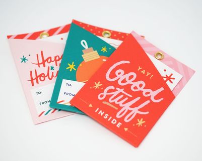  SFetsy - ShopSmall - Yay Mail - Gift Tags - cards -EtsyLocal - SFetsy -IndieHolidayEmporium